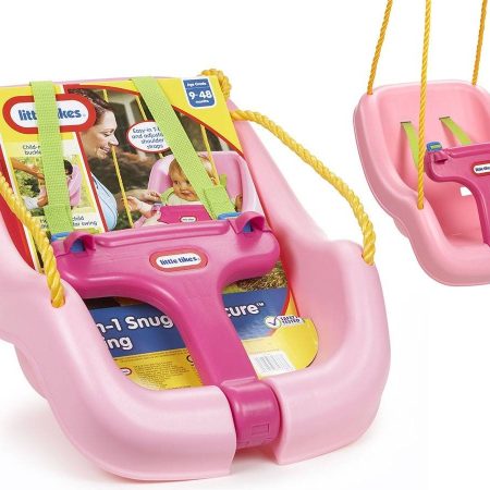 Little Tikes 2-in-1 Snug n Secure Swing 4pk Pink