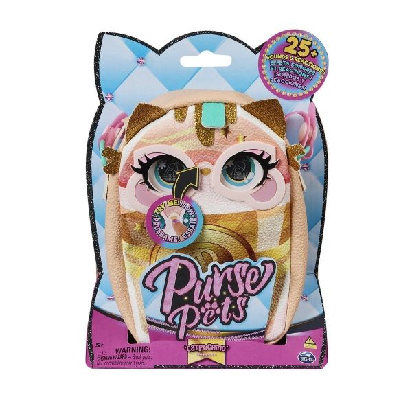Interaktyvi mini rankinė Spin Master Purse Pets Catpuchino 6064689