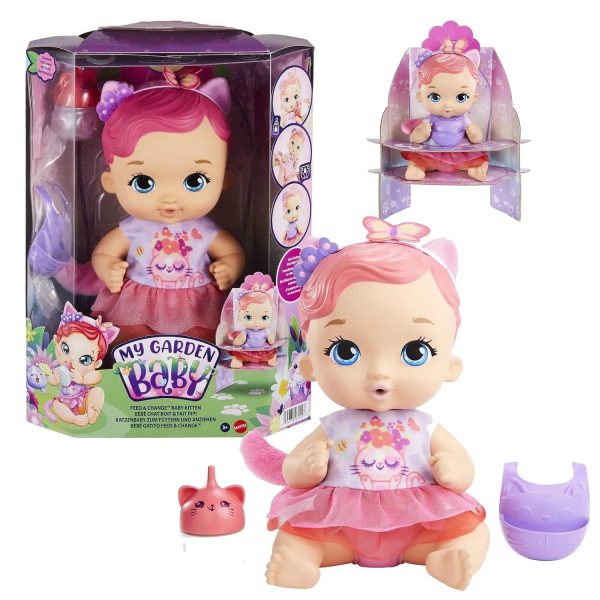 My Garden Baby Doll pink Feed&Change HHL21