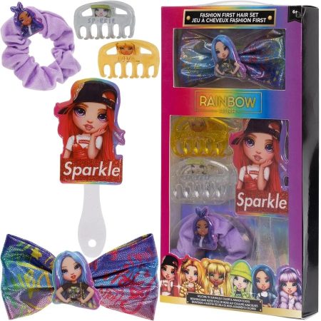Townley Rainbow High Sparkle Hair Accessories Box Gift Set for Girls RH0019GA