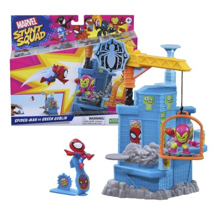 Marvel Stunt Squad Spider-man and Green Goblin F7062