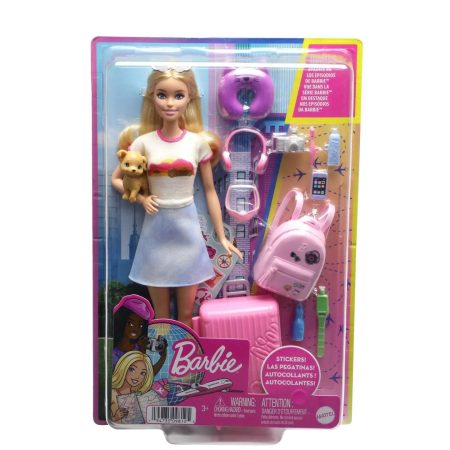 Lėlė Barbie Malibu Travel set with doll HJY18 Mattel