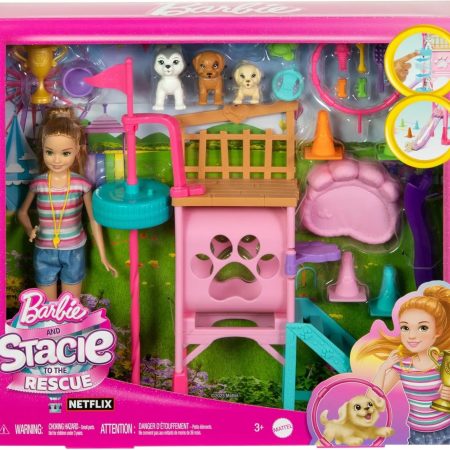 Barbie and Stacie Puppy Obstacle Course HRM10 Mattel