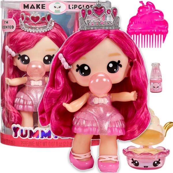 Yummiland Large Doll + Lipgloss Pet- Bianca Bubblegum