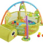 Educational Mat with Turtle Playpen Balls for Baby