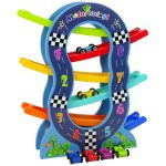 Wooden Slide 6 Levels Cars Numbers