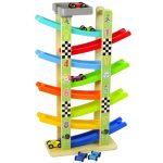 Wooden Slide Car Track 8 floors Cars
