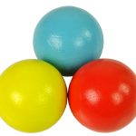 Wooden Giraffe Ball Slide Beads