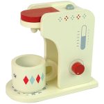 Wooden Coffee Maker Accessories Kitchen Kids