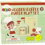 Wooden Coffee Maker Accessories Kitchen Kids