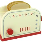 Wooden Toaster Accessories Breakfast Kitchen Kids