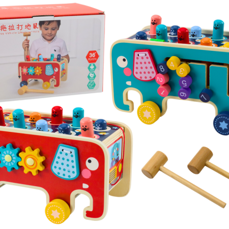 Wooden Skill Game For Kids Whaca-mole