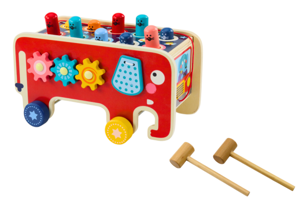 Wooden Skill Game For Kids Whaca-mole