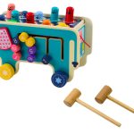Wooden Skill Game For Kids Whaca-mole