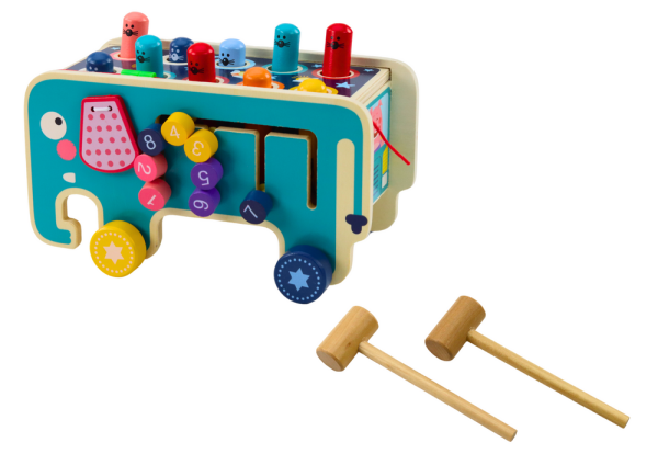 Wooden Skill Game For Kids Whaca-mole