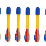 Longbow 6-shot Sport Bow for children Blue and Black