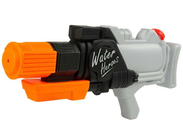 Large Water Gun Water Heroes 1850ml Grey-Black