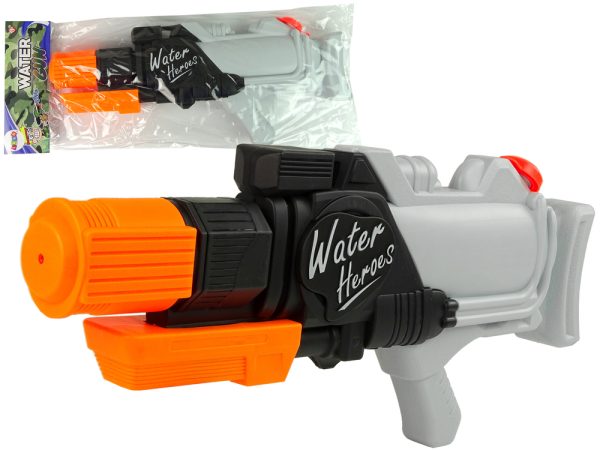 Large Water Gun Water Heroes 1850ml Grey-Black