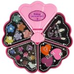 Pink Shell Makeup Bag Eyeshadows Gloss Pink