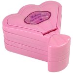 Pink Shell Makeup Bag Eyeshadows Gloss Pink