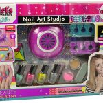Nail Polish Set Hairdryer Diamonds Glitter