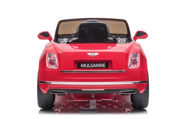 Battery Car Bentley Mulsanne Red Painted