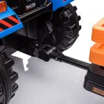 Battery-operated tractor with trailer Hercules Blue 24V