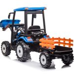 Battery-operated tractor with trailer Hercules Blue 24V