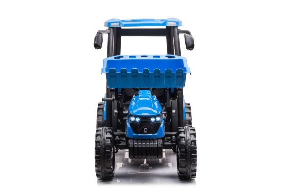 Battery-operated tractor with trailer Hercules Blue 24V