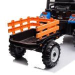 Battery-operated tractor with trailer Hercules Blue 24V