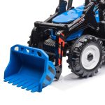 Battery-operated tractor with trailer Hercules Blue 24V