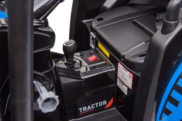 Battery-operated tractor with trailer Hercules Blue 24V