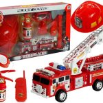 Firefighter Set Firetruck Helmet Extinguisher