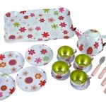Beautiful Metal Tea Service Kitchen Set