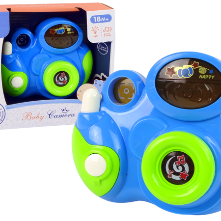 Interactive Blue Photo Camera