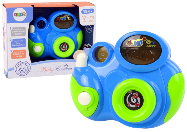 Interactive Blue Photo Camera