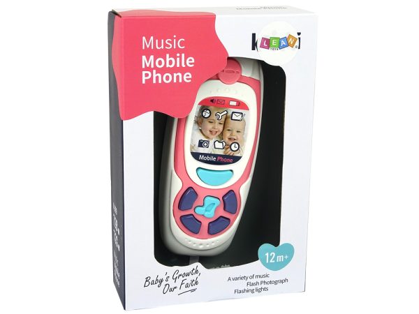 Children's Educational Mobile Phone Melody Pink