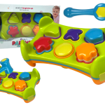 Educational Two-Sided Hammer Punching Sorter Blocks Shapes