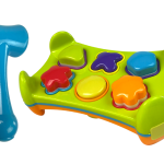 Educational Two-Sided Hammer Punching Sorter Blocks Shapes