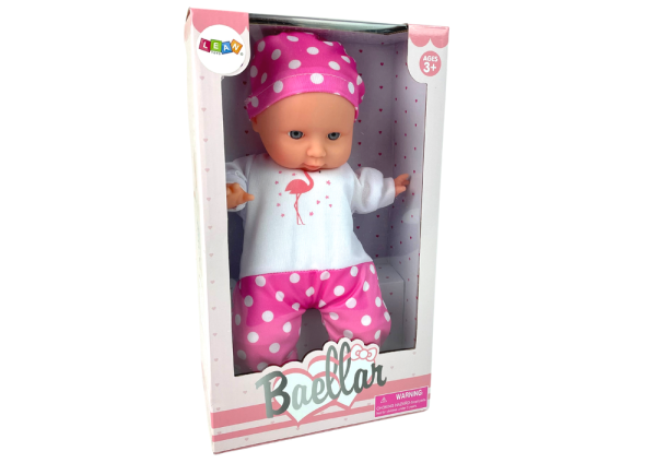 Baby Doll Pink Dots Pyjamas 30 cm