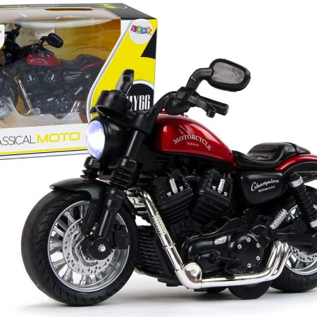 Motorbike Champion Red 1:14 Drive Pull-Back Sound Lights