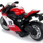 Sports Motorcycle Red 1:12 Pull-Back Drive Sound Lights
