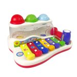 Educational Dulcimer for Toddler Hammer Colourful Balls