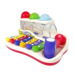 Educational Dulcimer for Toddler Hammer Colourful Balls
