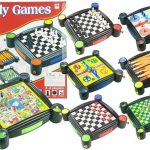 Games Set 7in1 Checkers Chinese Snakes and Ladders