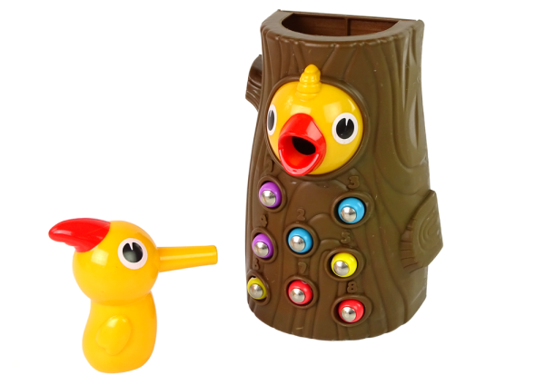 12745_2 Magnetic Handicraft Game Catch the Worm Feed the Bird Feed the Woodpecker