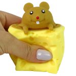 Squishy Cheese Mouse Squishy Sensory Mouse Pop It