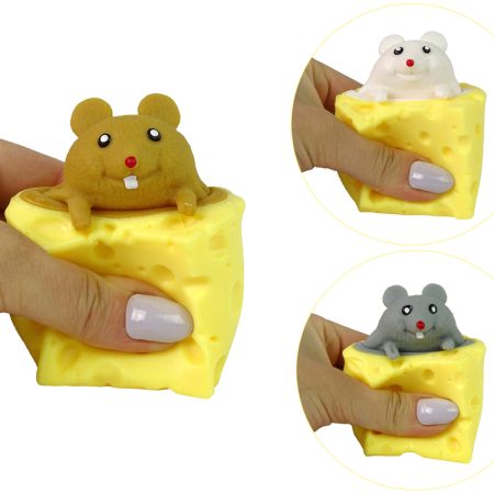 Squishy Cheese Mouse Squishy Sensory Mouse Pop It