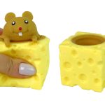 Squishy Cheese Mouse Squishy Sensory Mouse Pop It