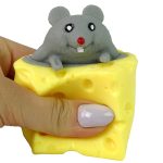 Squishy Cheese Mouse Squishy Sensory Mouse Pop It